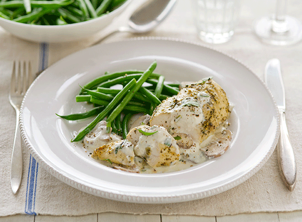 chicken-with-creamy-garlic-sauce